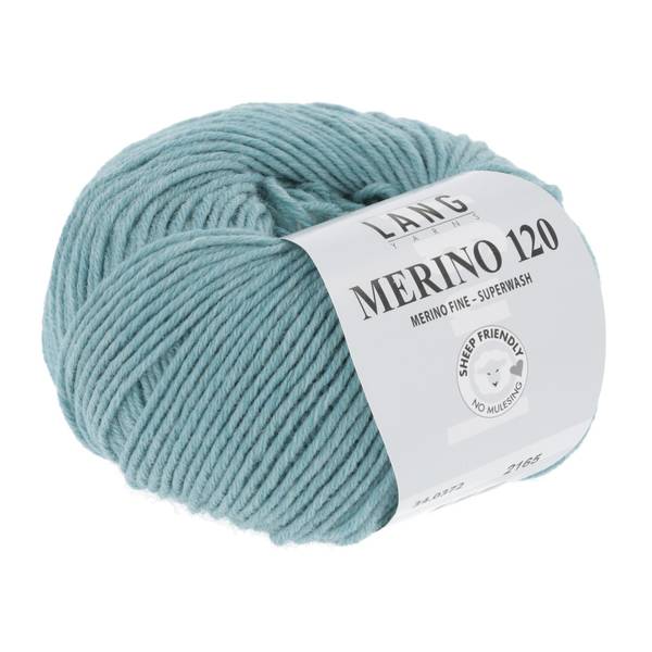 Bilde av 372 aqua melange - Merino 120